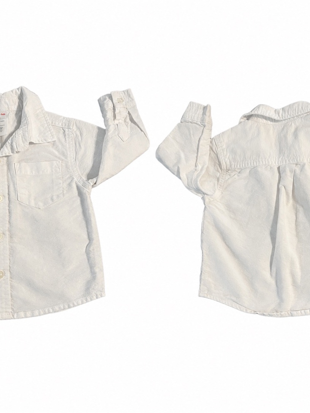 Wonderkids White Button-Down Shirt for Kids